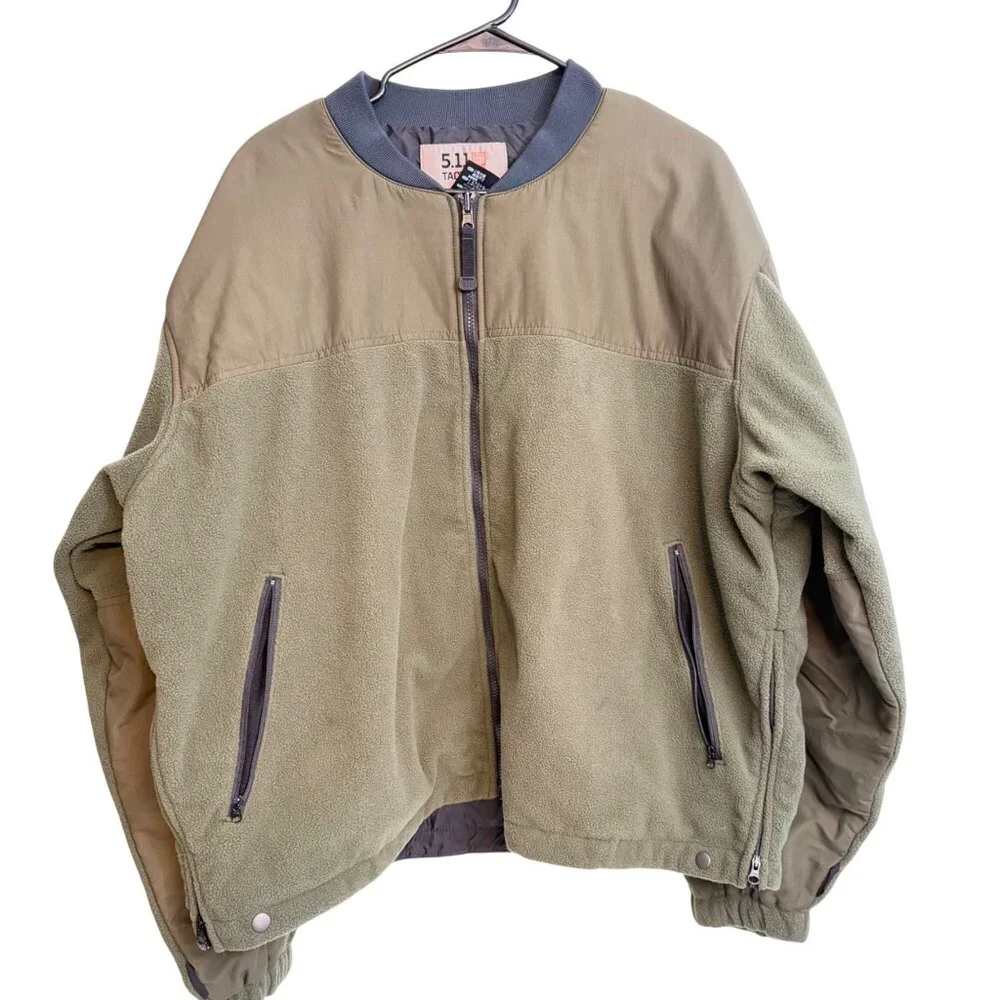 5.11 Tactical Patrol Fleece Jacket Liner - Green - 2XL (48027-890) - Picture 1 of 8